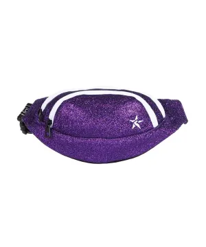 Amethyst Adult Rebel Fanny Pack with White Zipper