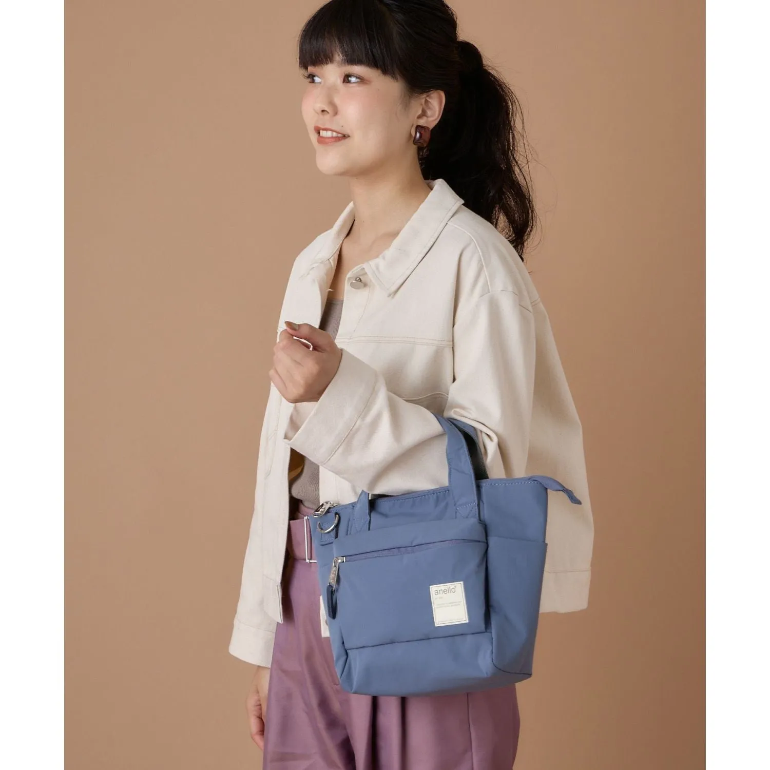 Anello Circle 2Way Mini Tote Bag