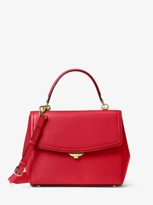 Ava Medium Leather Satchel