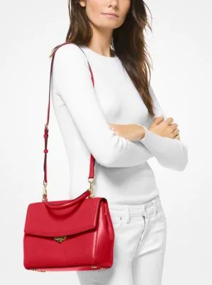 Ava Medium Leather Satchel