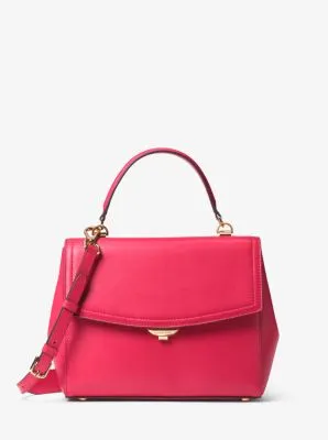 Ava Medium Leather Satchel