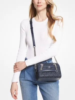 Blaire Extra-Small Logo Duffel Crossbody Bag