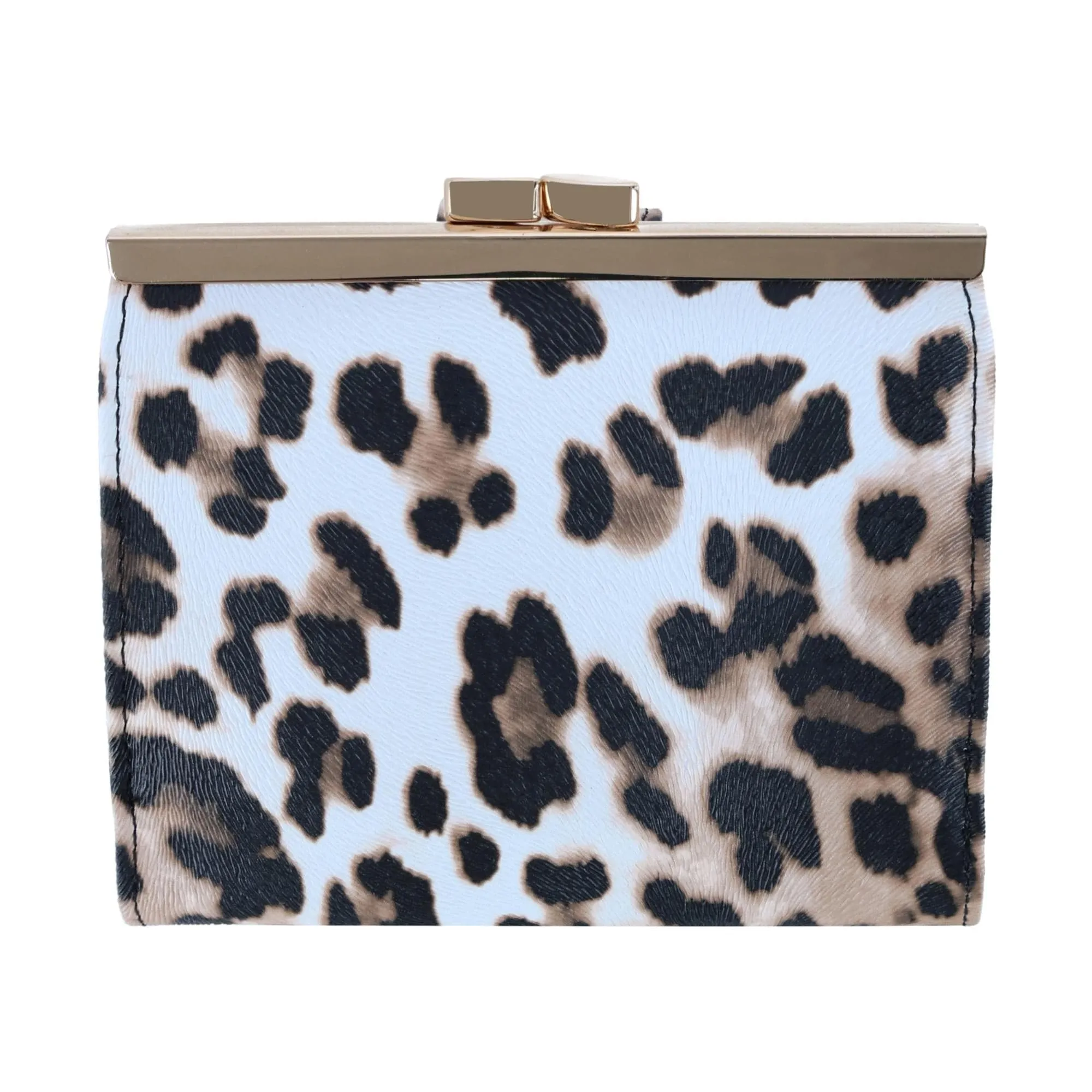 Buxton Women's Leopard Print Vegan Leather Lexington Wallet