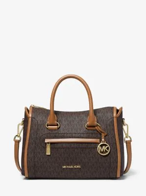 Carine Medium Logo Satchel