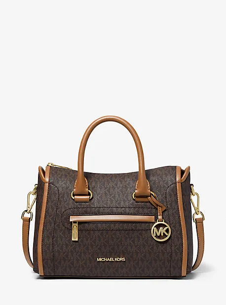 Carine Medium Logo Satchel