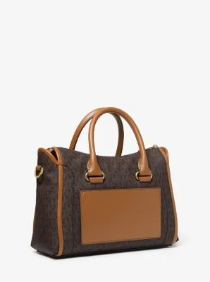 Carine Medium Logo Satchel