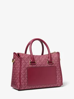 Carine Medium Logo Satchel