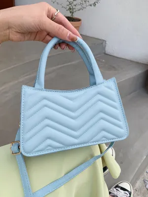 Chevron Satchel Bag