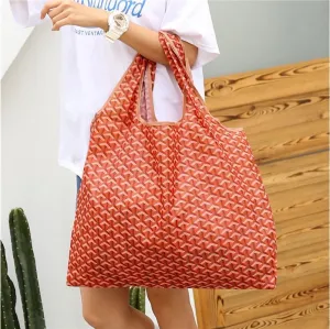 Classic Orange Shopping Tote