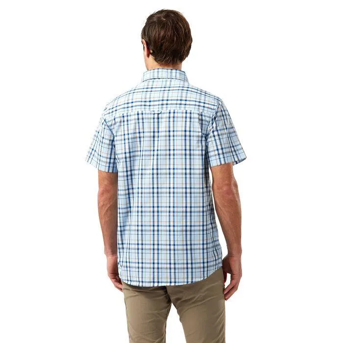 Craghoppers Mens Vernon Summer Check Short Sleeve Shirt