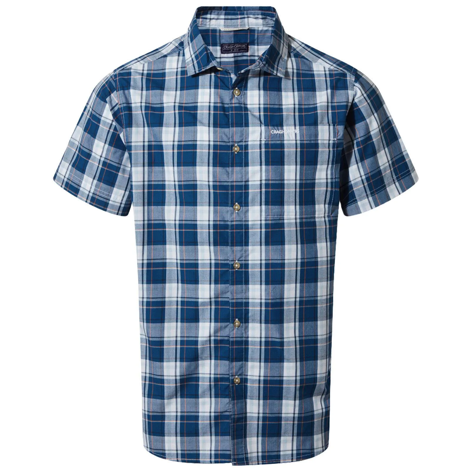 Craghoppers Mens Vernon Summer Check Short Sleeve Shirt