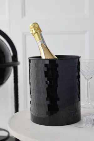 Black Disco Ball Wine Cooler