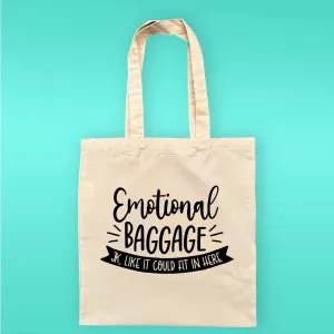 Emotional Bagage Reusable Tote Bag