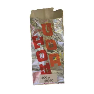 Hot Dog Foil Bags, 1000 count