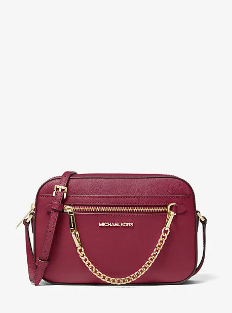 Jet Set Large Saffiano Leather Crossbody Bag | 55662