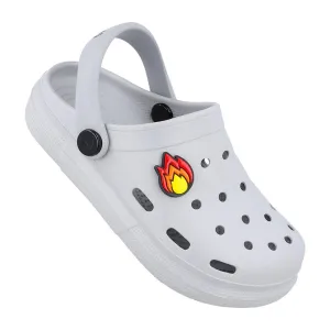 Kid's Clogs - WC4843 Light Grey