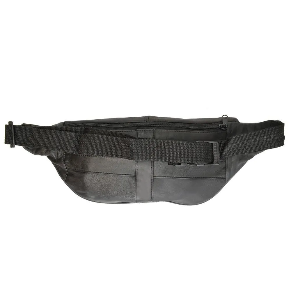 Leather Waist Pouch Perfect for Travel and Everyday Use