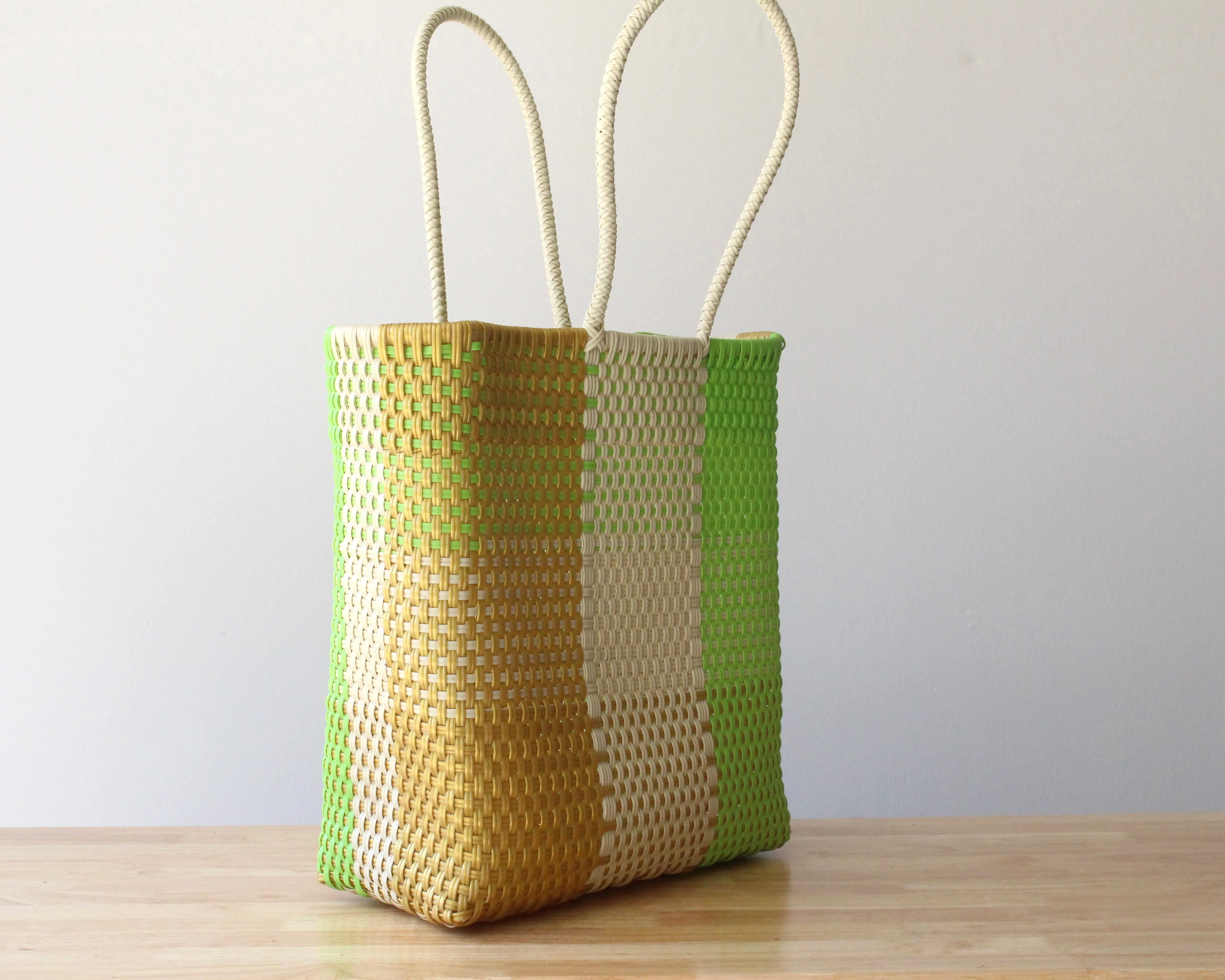 Lime Gold Tote Bag by MexiMexi