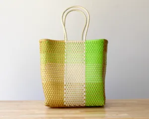 Lime Gold Tote Bag by MexiMexi