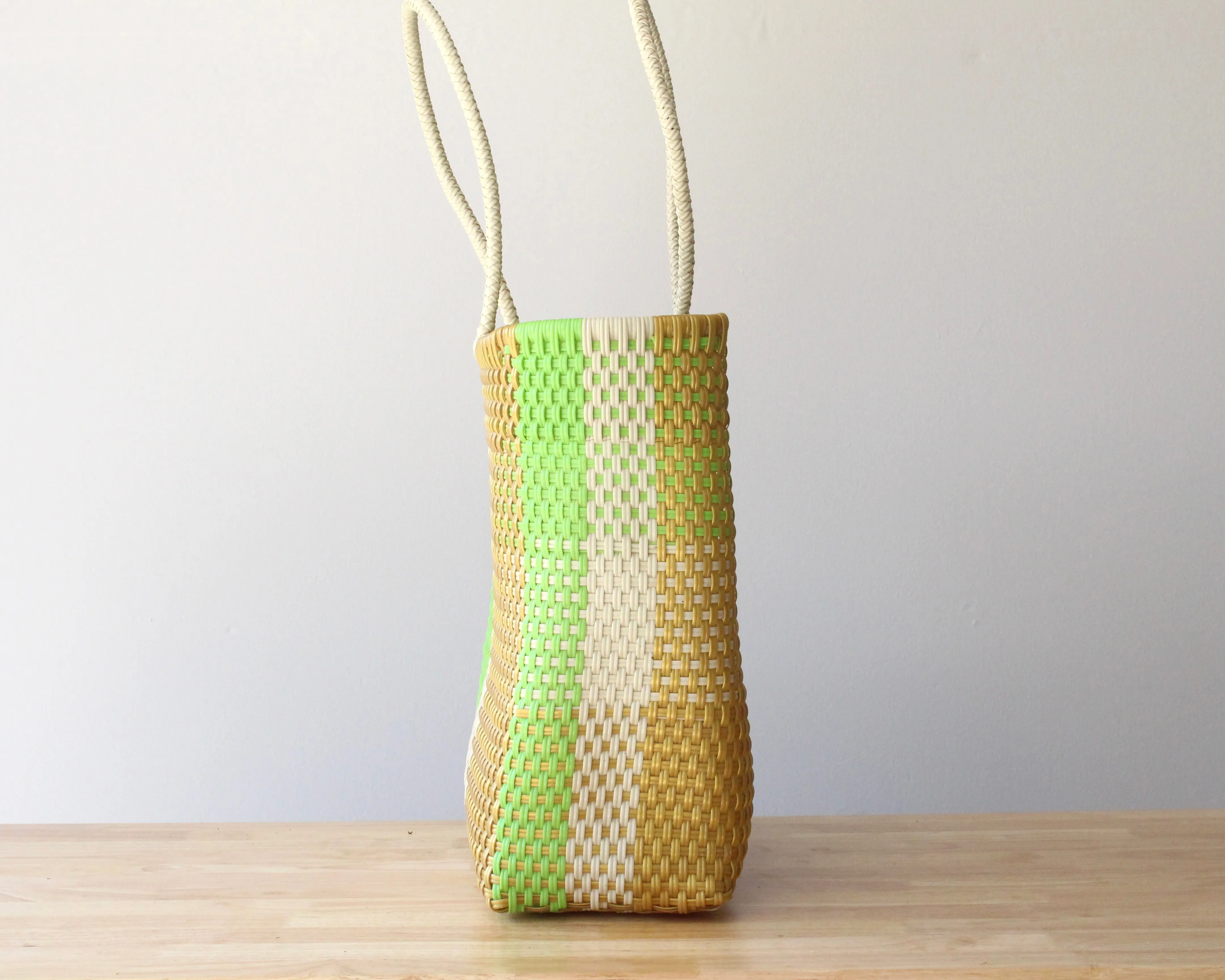 Lime Gold Tote Bag by MexiMexi