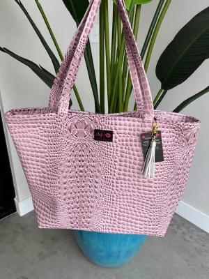 Makeup Junkie Bags - Bubble Gator Blush Tote [Pre-Order]