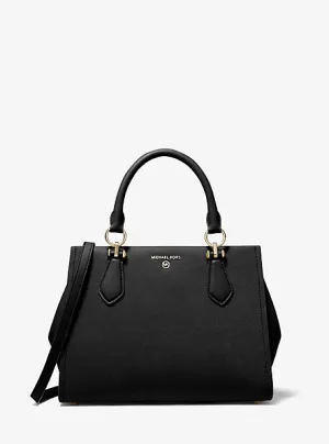 Marilyn Medium Saffiano Leather Satchel