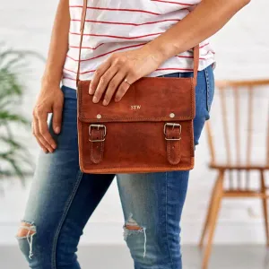 Mini Leather Satchel Bag