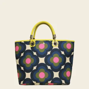 Smile Tote - Radial Flower Rockpool